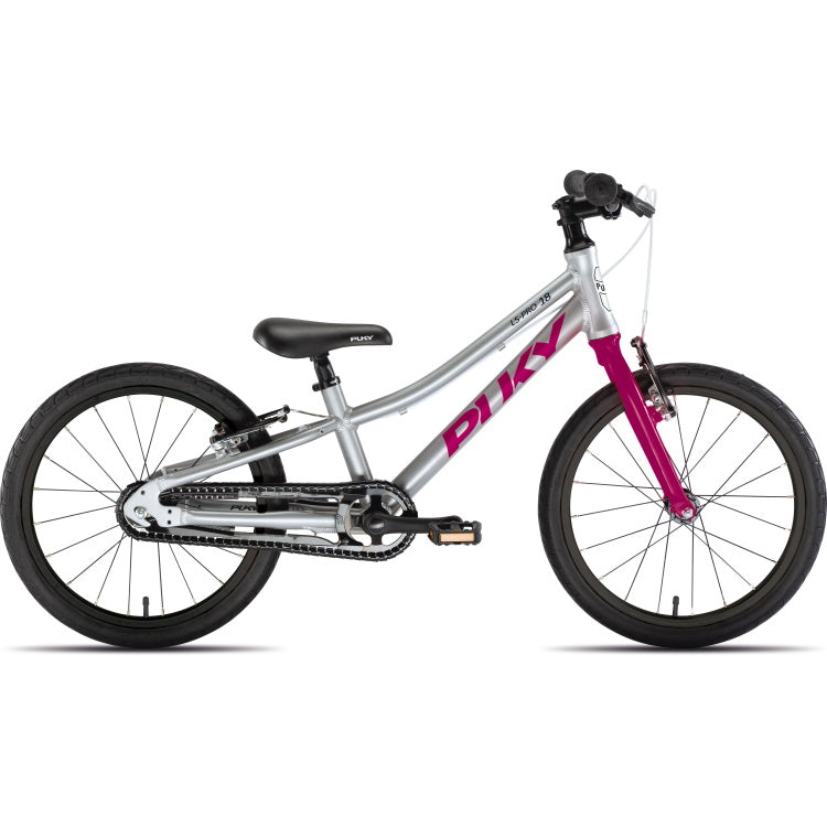 PUKY LS PRO 18 Bike Silver Berry kidsbikeshop
