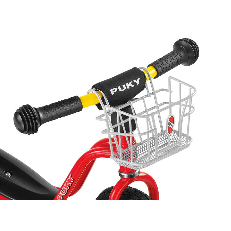 PUKY Handlebar Basket for Balance Bikes Silver kidsbikeshop