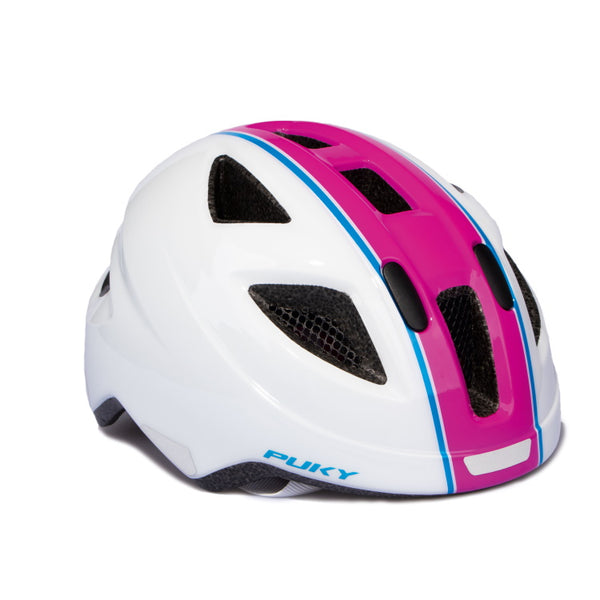 PUKY Medium Children's Helmet - White Pink