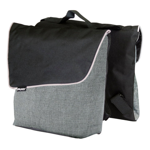PUKY Double Panniers for Bicycles - Grey